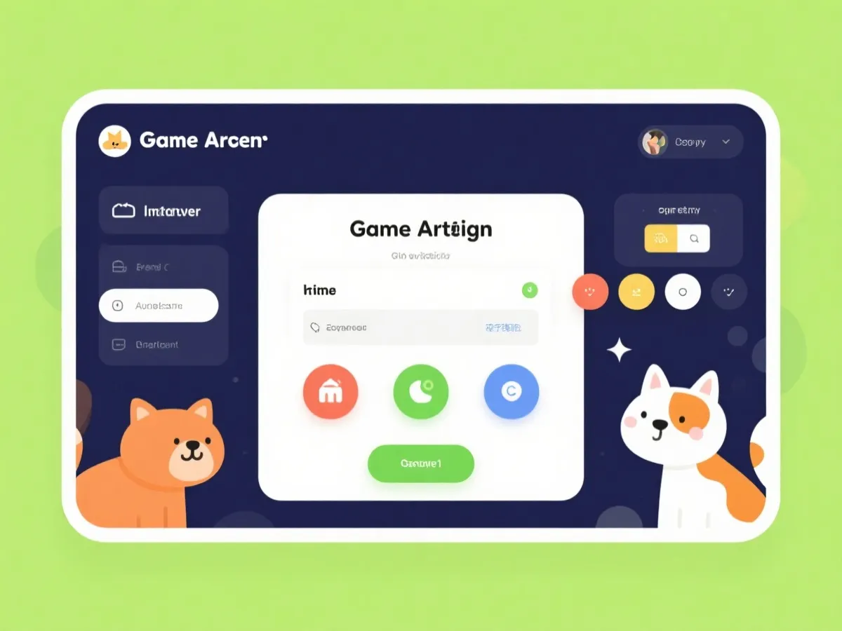 动物运动会平台总览示意图