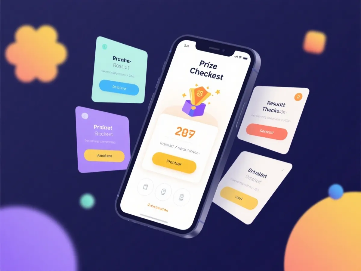 开奖公告与结果查询示意图